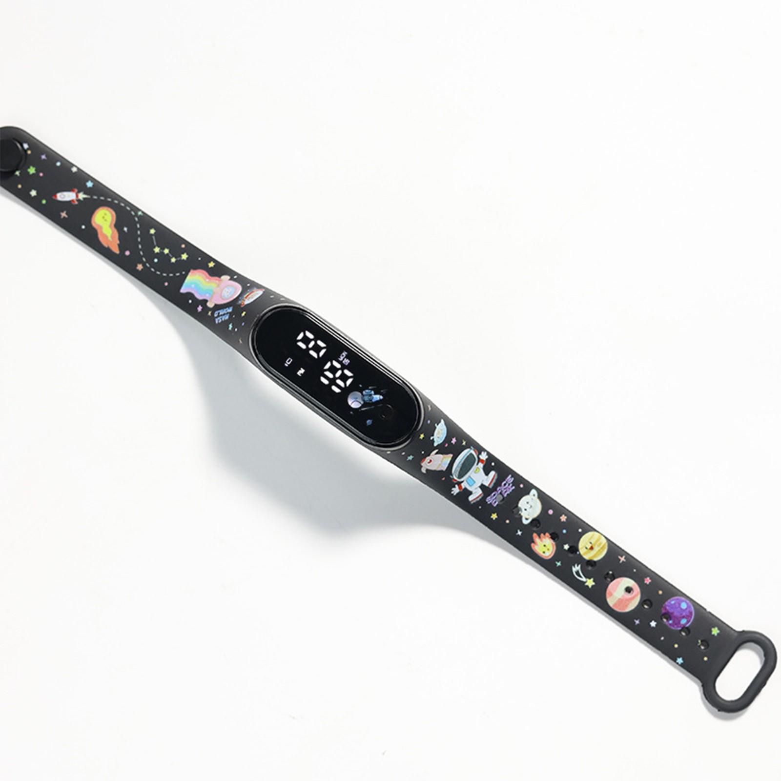 

Детские спортивные часы, уличный браслет, электронные часы с героями мультфильмов, детский браслет One Size