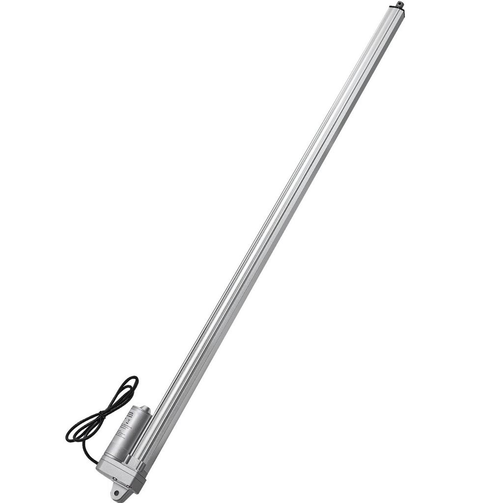 12V Linear Actuator, 1016mm Stroke IP65 Waterproof Linear Actuator, 3000N 5mm/s Motion Actuators with Mounting Bracket for Solar Trackers, Industrial