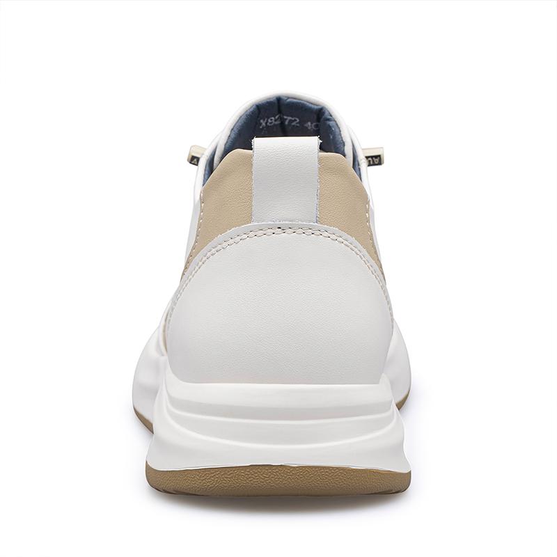 6cm 8cm Height Increasing Elevator Shoes Men Height Increase Shoes Genuine Leather Man Sneakers Taller Skateboard Casual Shoes