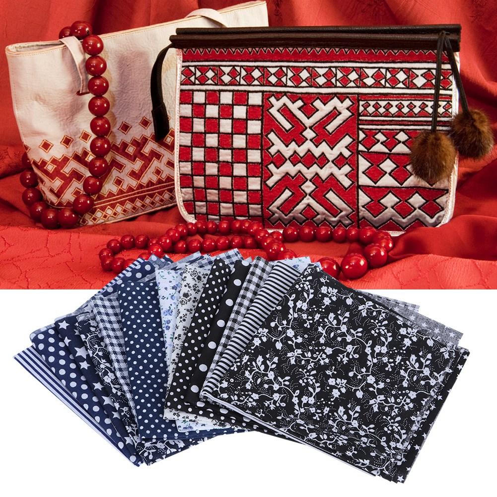14 Stück Bedruckter Baumwollstoff Näh Quiltstoff DIY Handarbeit Nadelarbeitszubehör