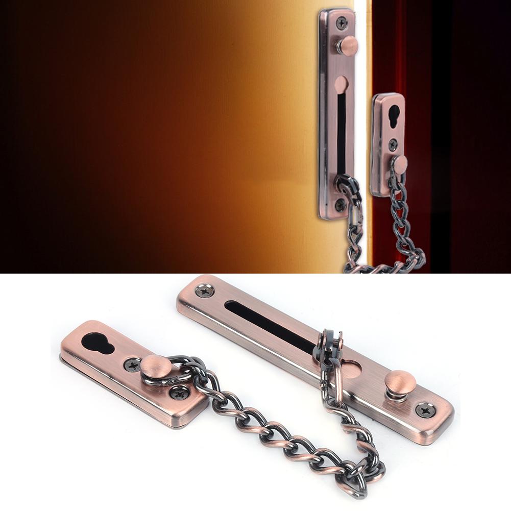 Edelstahl Sicherheitsbügel Diebstahlsichere Kette Sicherheitstürkette für Zuhause Hotel