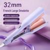 32mm French Egg Curling Iron - Water Ripple & Big Curl with Negative Ion Technology for No Hair Damage
