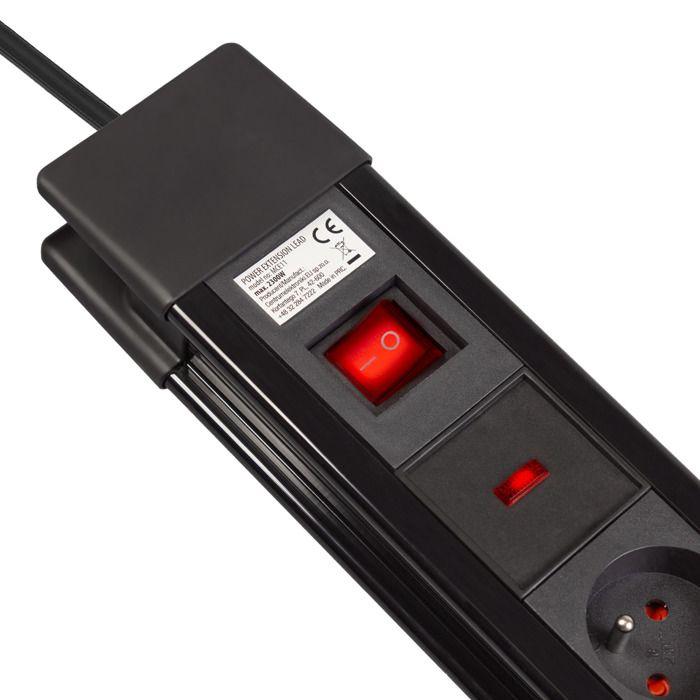 Bloc Multiprises - Noname - 8 Prises - Interrupteur Lumineux - 1,5 M - Protection Enfant