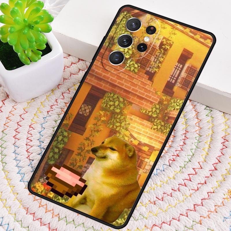 Cheems Doge Phone Case for Samsung Galaxy Note 10 Pro S26 Ultra S23 S24 FE S25 S21 S22 PLUS Shockproof Cove