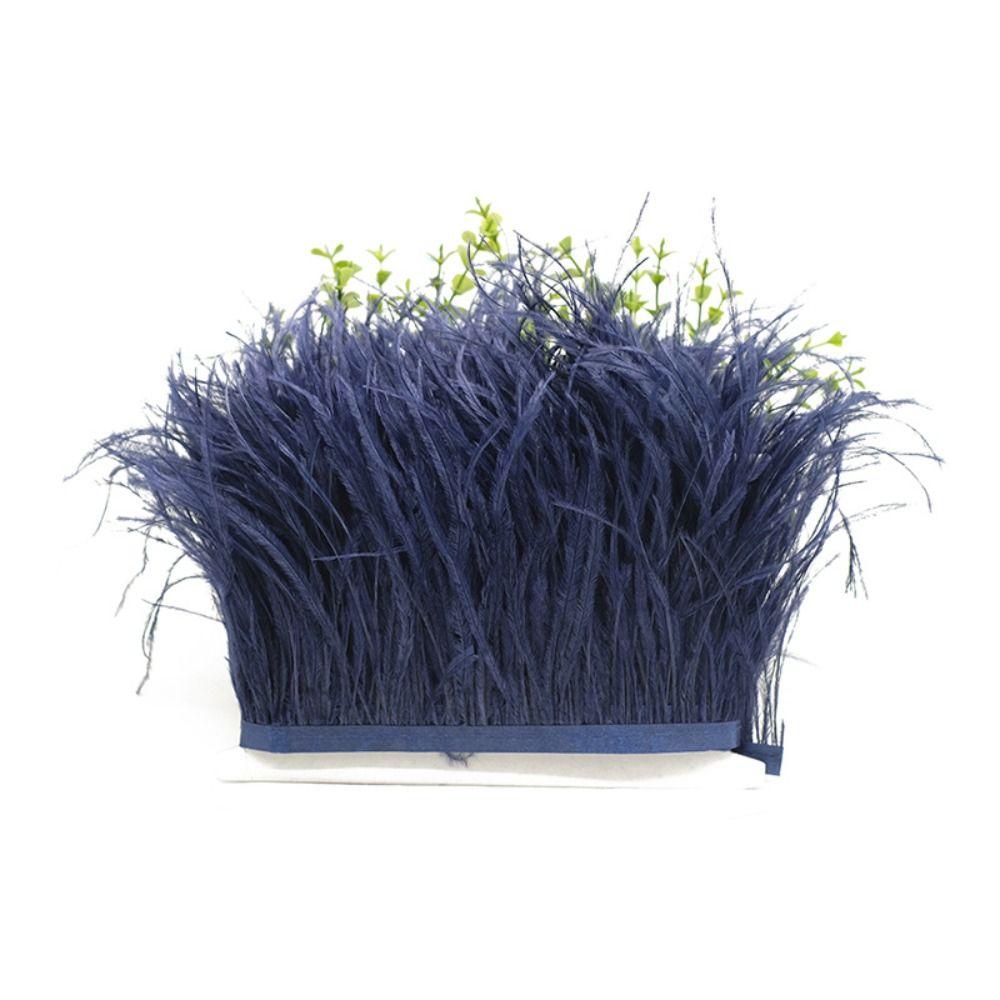 1 Meter Ribbon Tassel Natural Ostrich Feathers Ostrich Feathers Trim Wedding Party Decoration