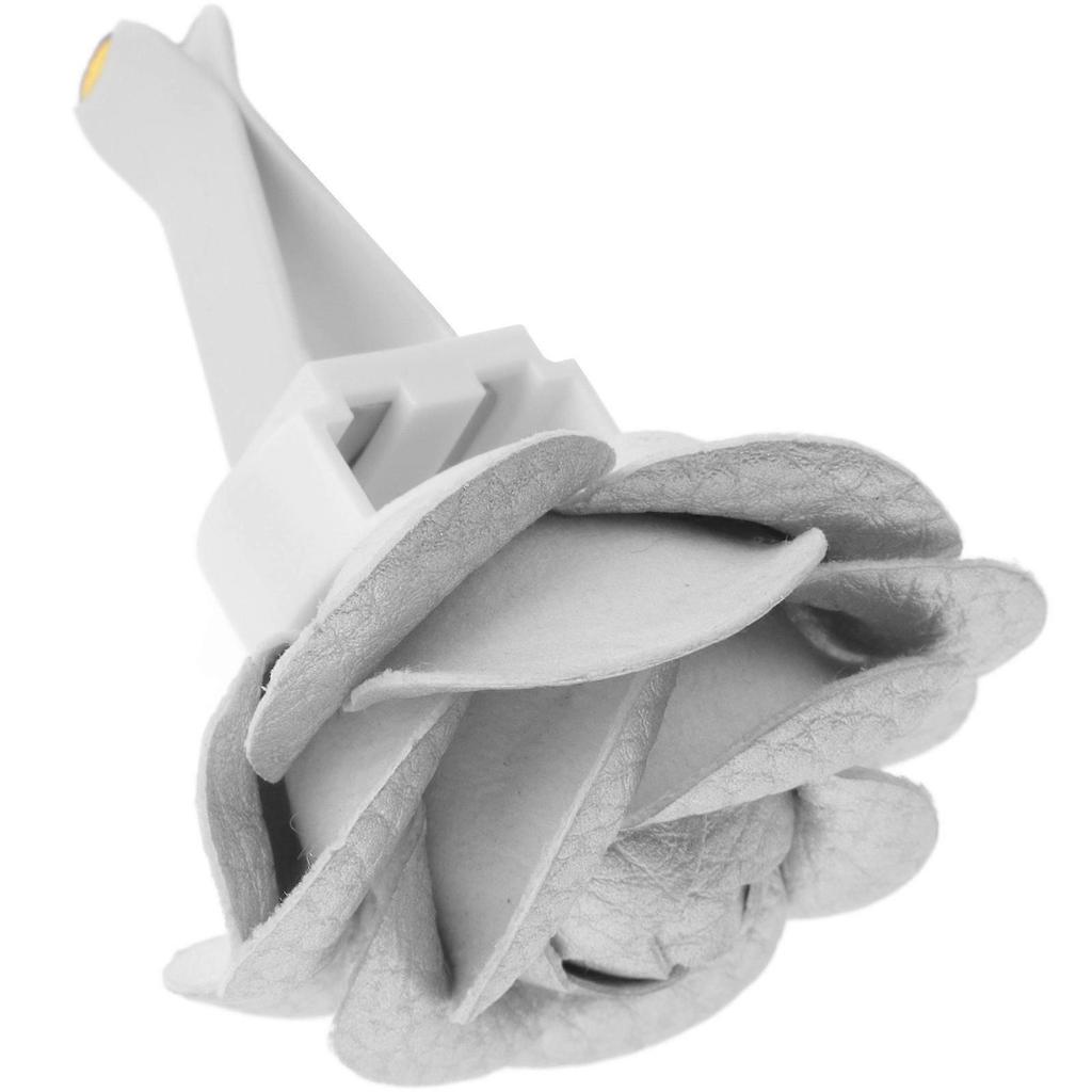 Car Vent Decor Car Air Vent Perfume Camellia Car Air Vent Accessories Silver 6cm in Diameter Flower Style Modern Aromatherapy 1Set