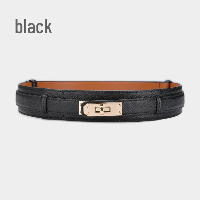 

Женский модный широкий ремень из натуральной кожи с декоративной застежкой. 105 cm чёрный