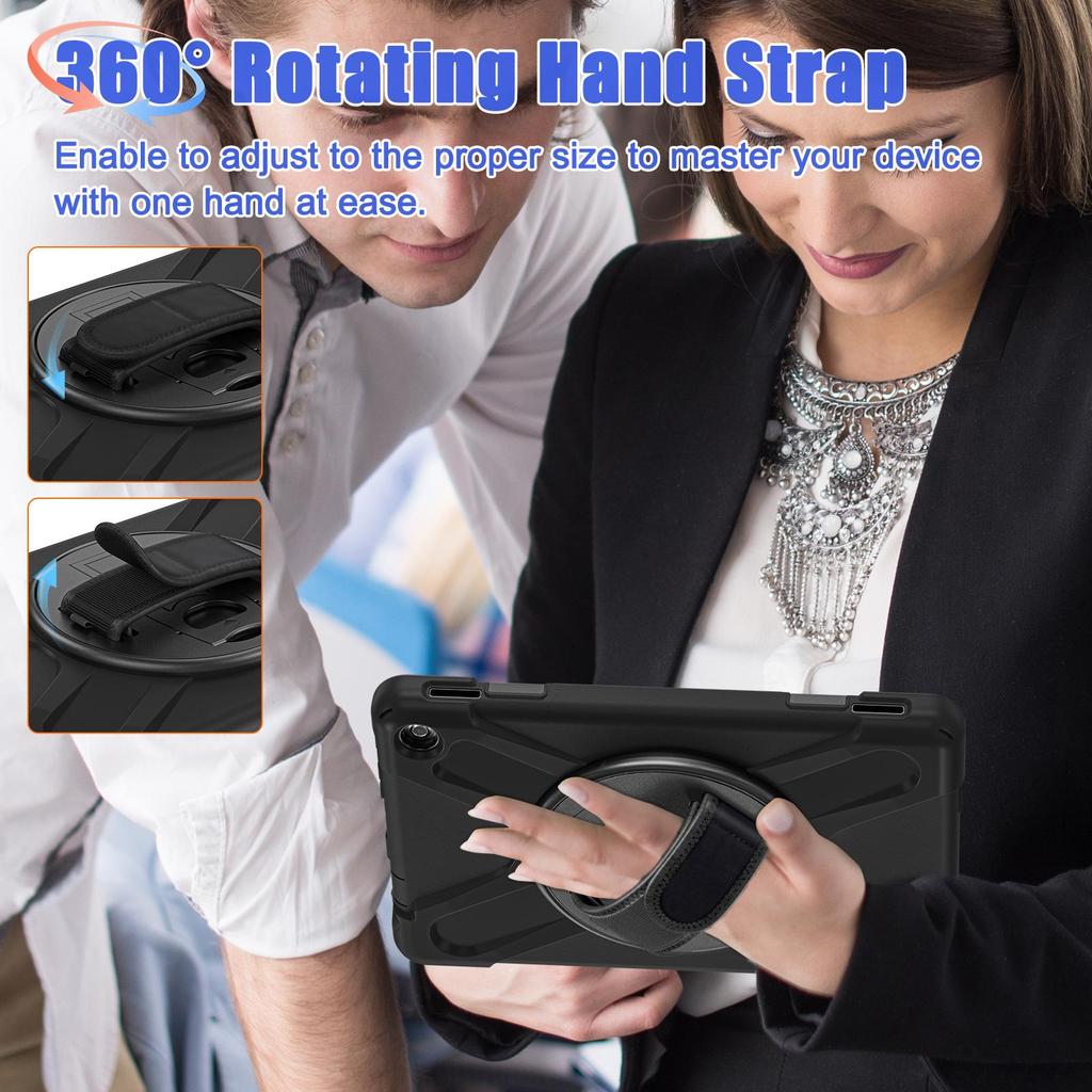 2023 Kindle Fire HD 10 Anti-Drop 3-in-1 Silicone Protective Case