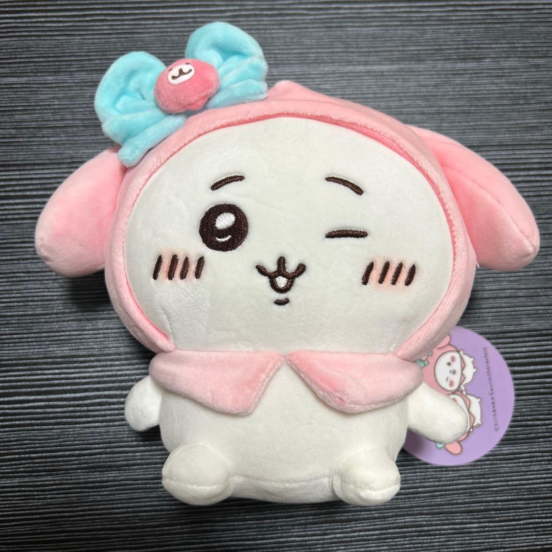 Chikawa x Sanrio Characters Plush Toy S Chikawa My Melody