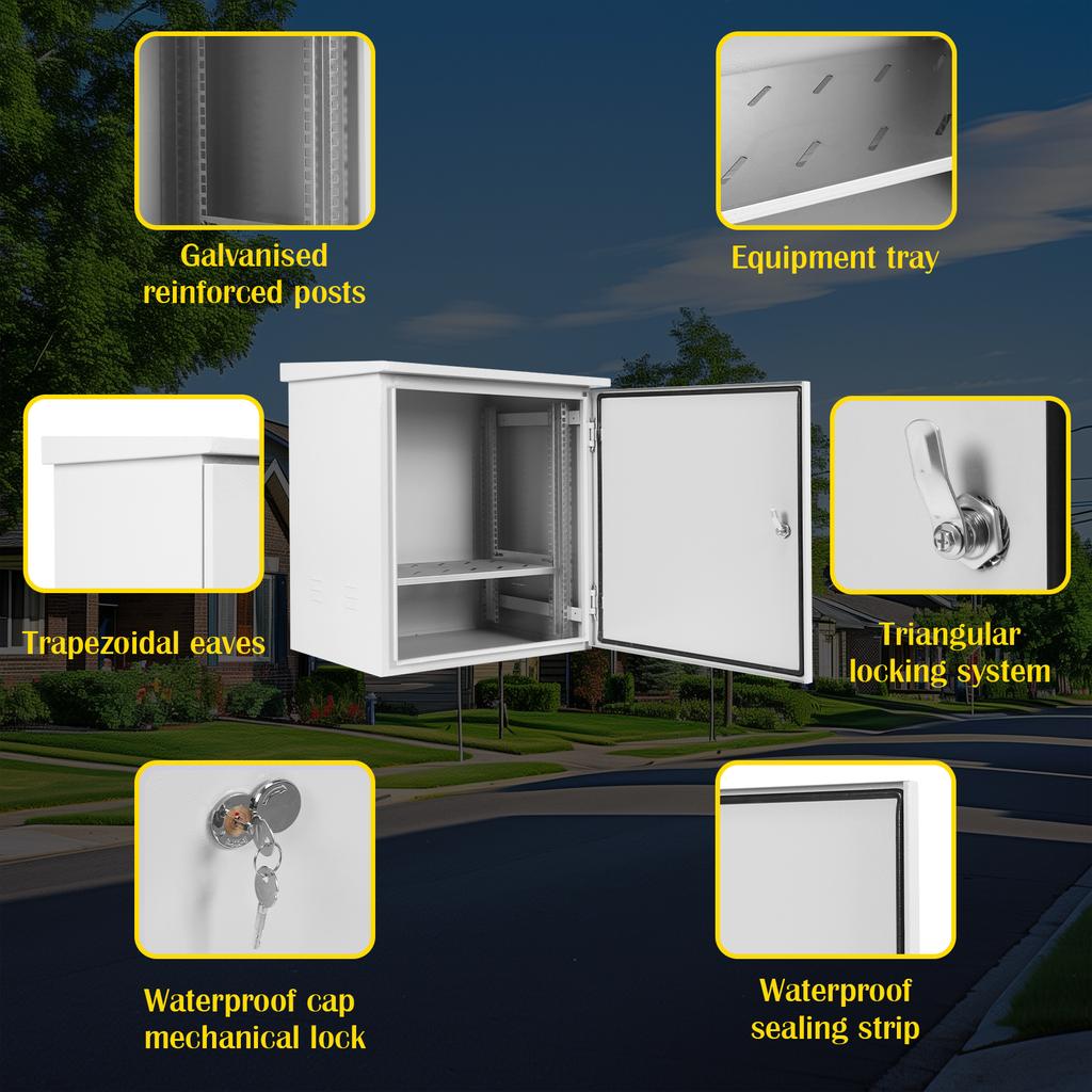 Electrical Junction Box Dustproof Metal Electrical Enclosure Box IP55 Waterproof for Electrical Services and Battery Accessories