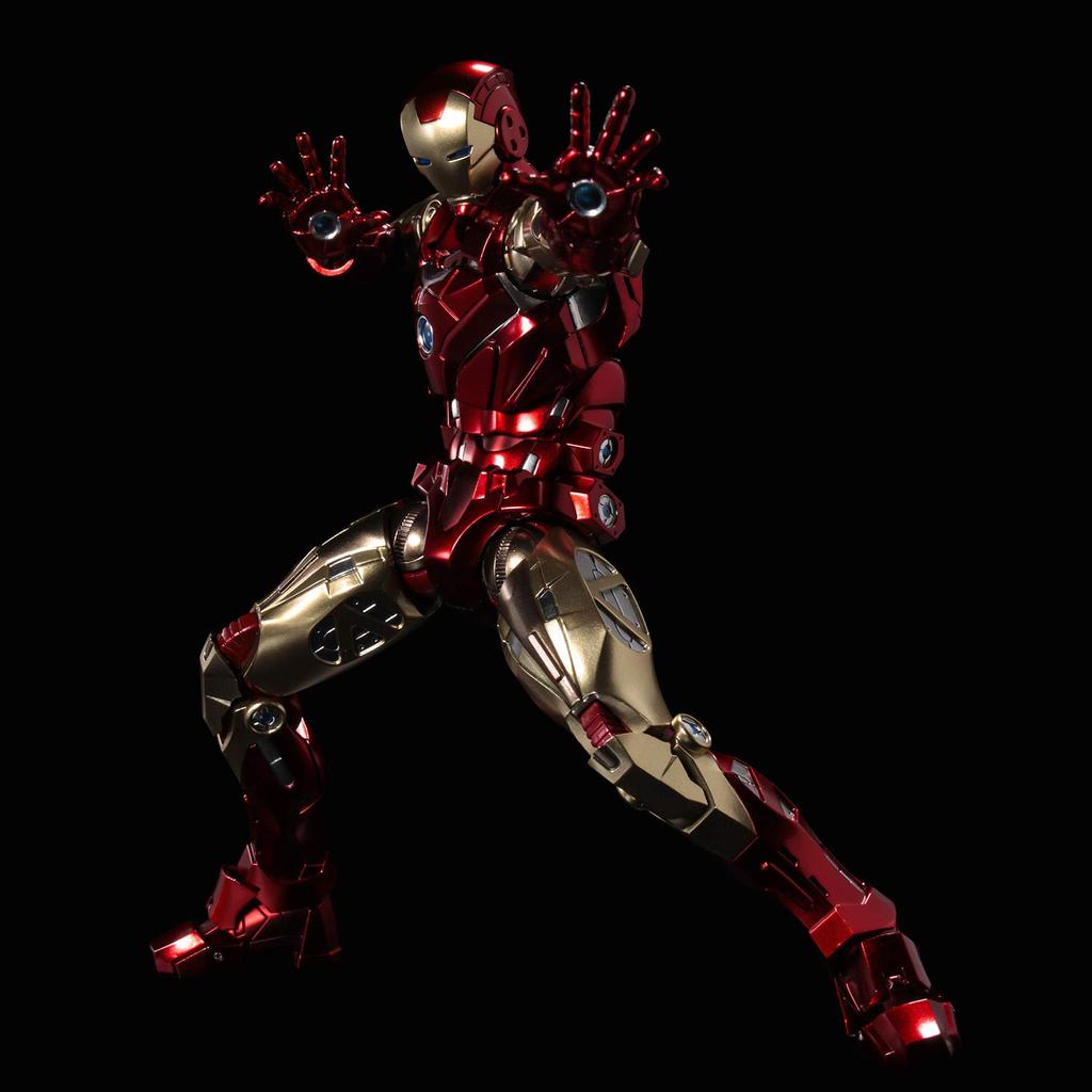 Sentinel Fighting Armor Iron Man ABS Painted Complete Action Figure Non-Scale & Die-Cast