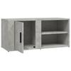 TV Cabinets (2 pcs) Concrete Grey 80 x 31.5 x 36 cm Particleboard