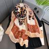 Best- Spring Autumn Leopard Print Scarf Women Fashionable And Versatile Windproof Shawl Elegant Scarves Big Size 85X180Cm