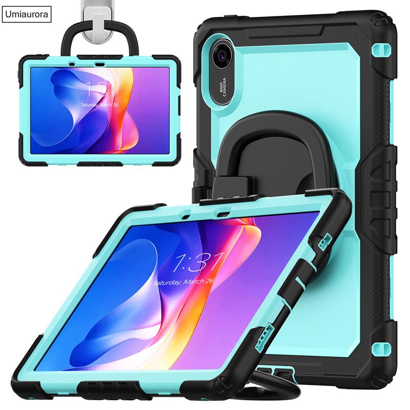 For Xiaomi Redmi Pad 2 Pad2 11 Inch 2025 Heavy Duty Rugged Tablet Case Rotation Pull Ring Stand Strap Shockproof PC Cover Funda