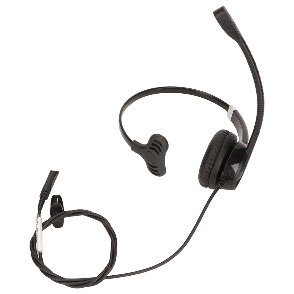 Call Center Headset Single Ear Noise Canceling Adjustable Ergonomic Business Headset with