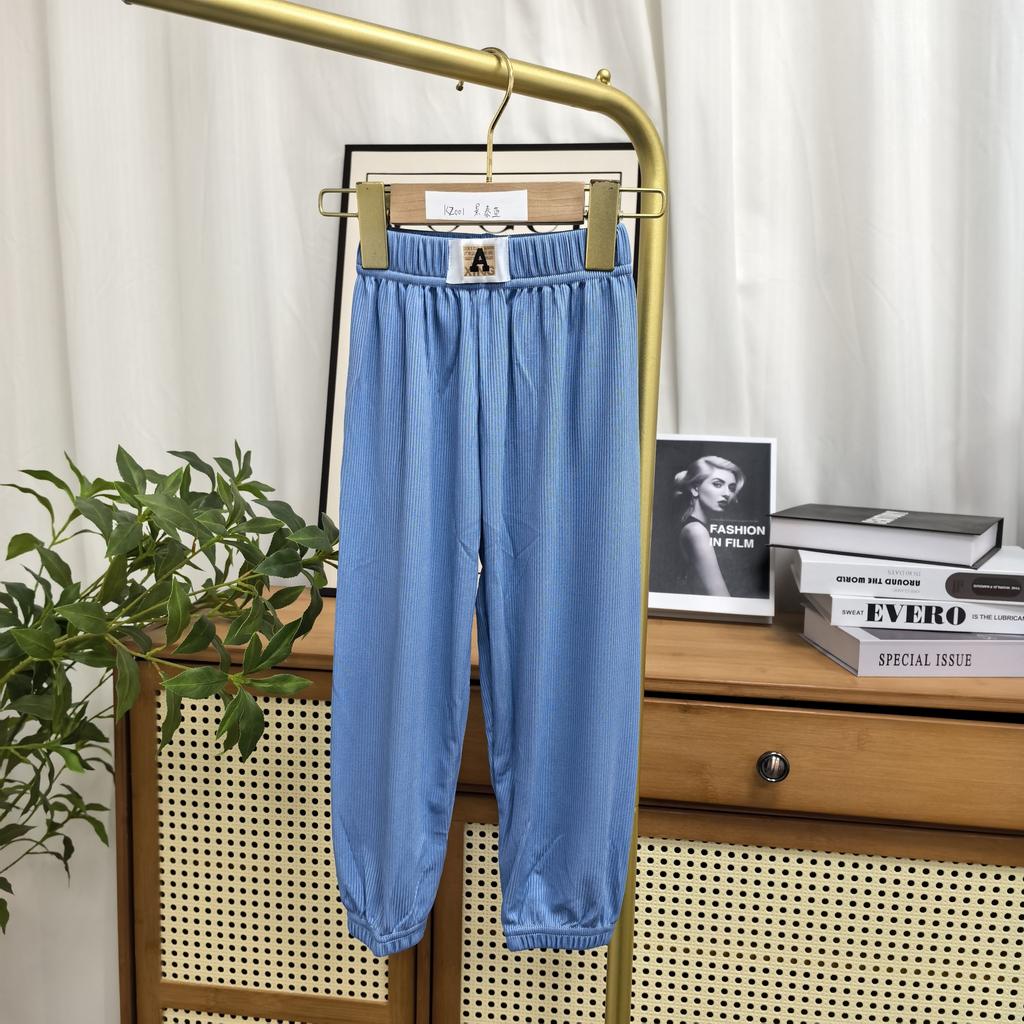 New Children's Quick Drying Mosquito Proof Pants, Summer Ice Silk Cool Air-conditioned Pants, Casual Pants, Thin Version