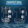 Fish Feeder For Aquarium 2025  Fish Tank Dish Tray With Suction Cup Acrylic Fish Feeding Tube Fish Food Holder