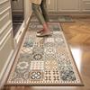 Retro Kitchen Floor Mat Quick-drying Floor Rug High Quality Doormat  Household
