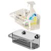 Kitchen Sink Organizer Drain Rack with Suction Cup Strong Load-bearing Simple Installation Self-draining Shelf Sponge Holder