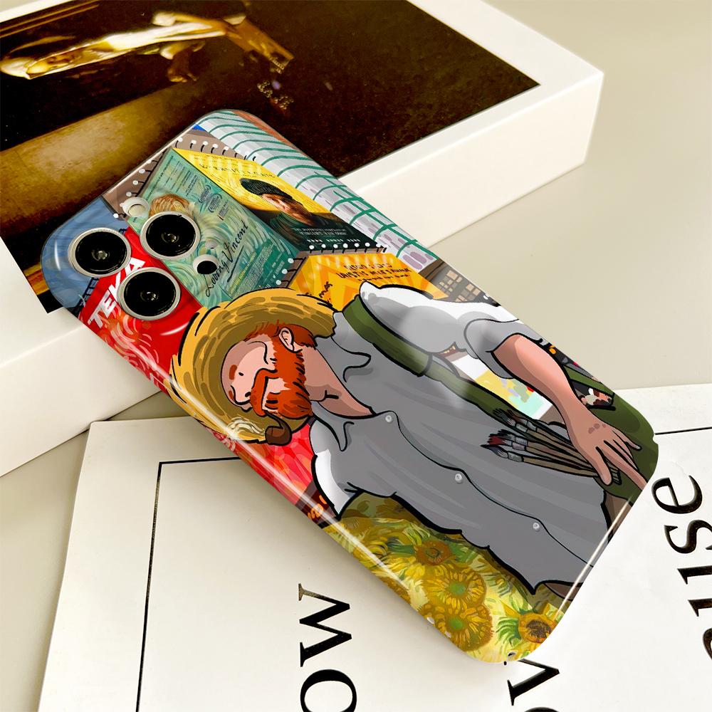 All-inclusive Film Phone Case Cartoon Fashion Design Hard Shell Full Cover Camera Protection Case for iPhone Samsung Xiaomi Poco Redmi