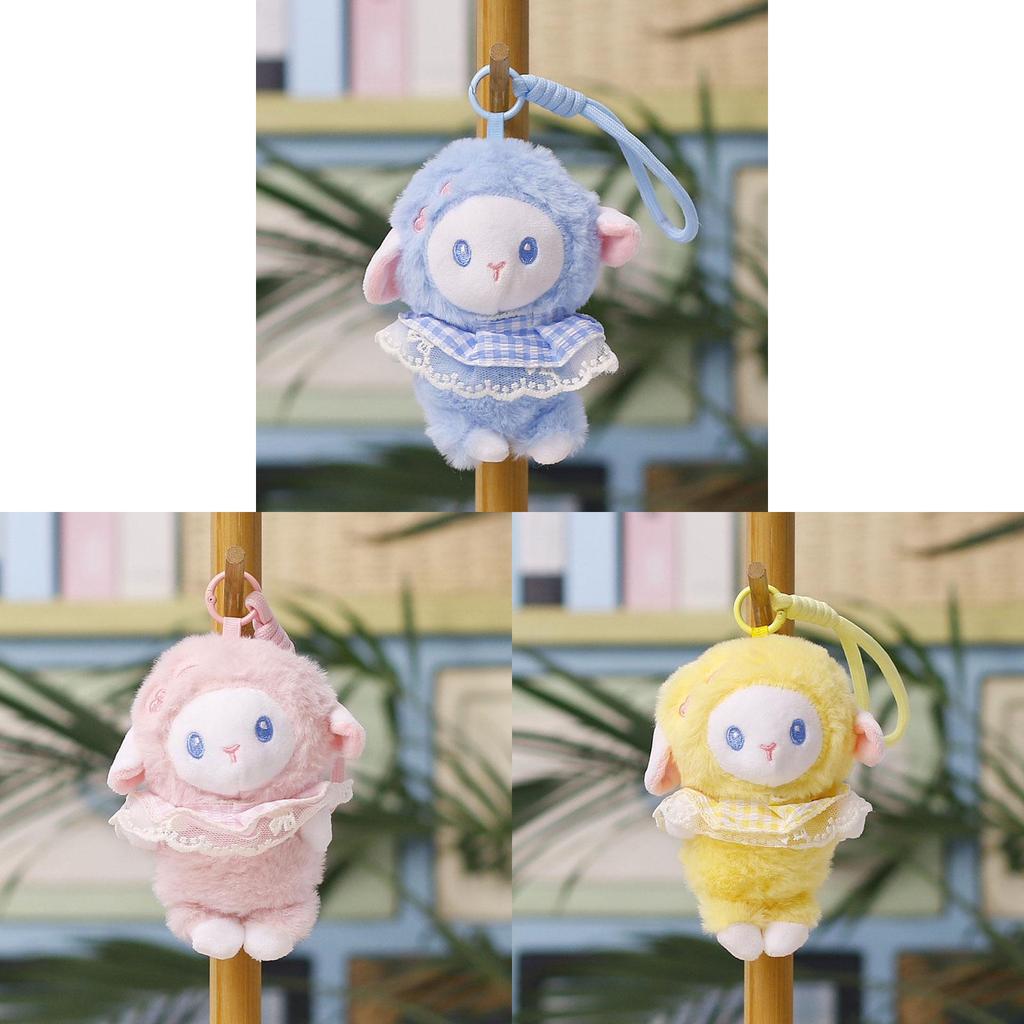 Plush Sheep Keychain With Soft Pp Cotton Filling For Kids And Teens Gifts