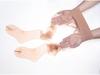 Luoying 360 Seamless Transparent Toe Ultra-Thin Open Crotch Pantyhose 7301 for Women