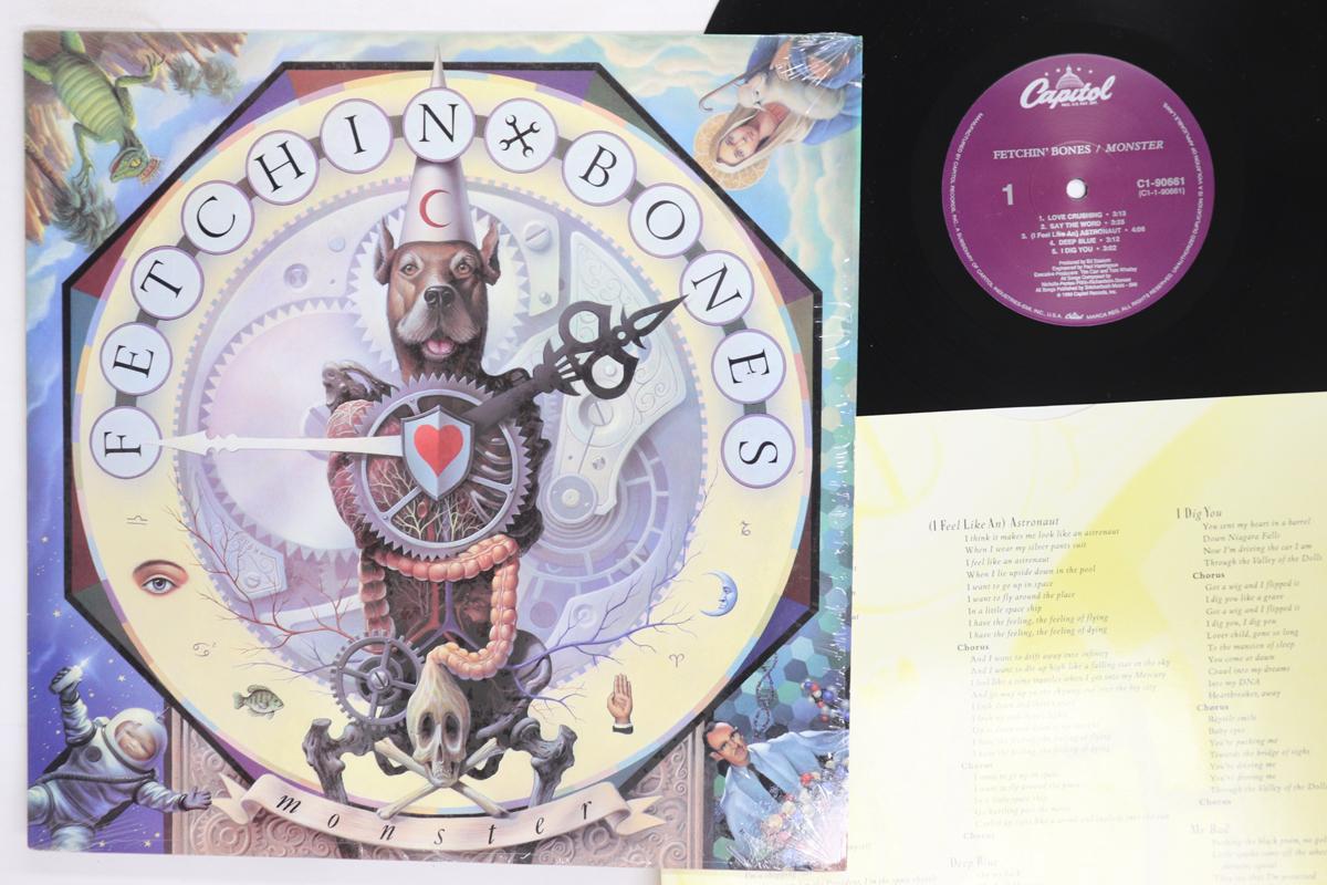 LP Record FETCHIN BONES  Monster C190661 CAPITOL 1989 US Rock Used