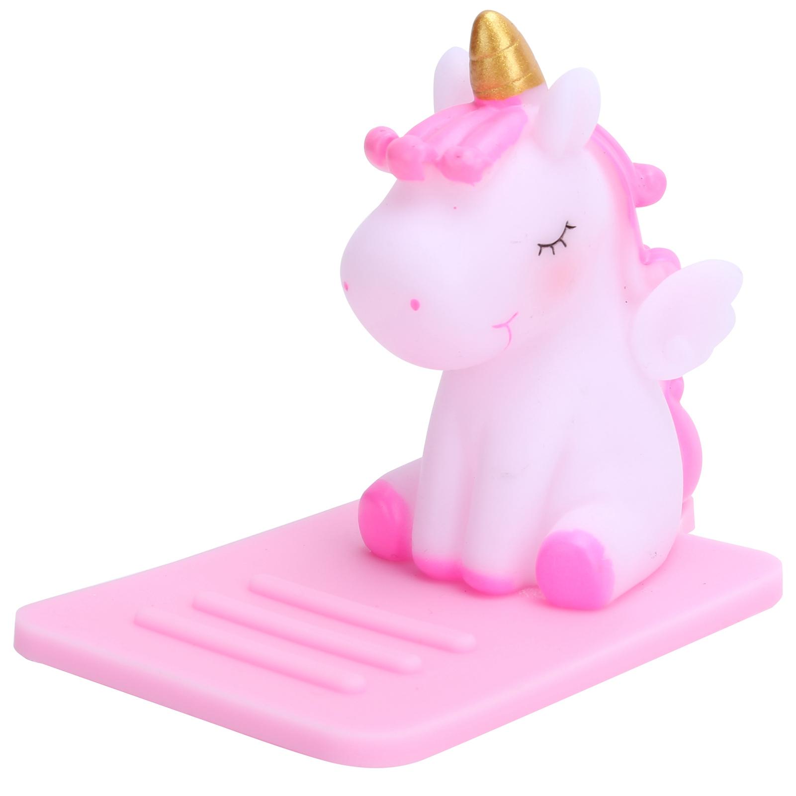 

Animal Phone Holder Cartoon Multifunctional Desktop Car Adjustable Stand BracketPink