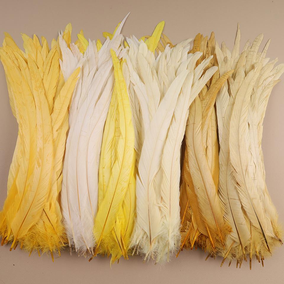 Rooster Feathers 35-40cm 40-45cm Handicraft Crafts DIY Natural Feather Handwork Party Plume Carnival Decoration