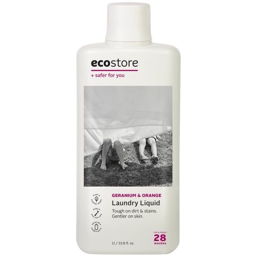 

ecostore laundry liquid [geranium & orange] 1l laundry detergent detergent liquid plant-derived skin-friendly