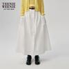 Teenie Weenie Women's Summer 2025 Asymmetrical White Skirt