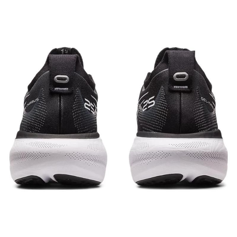 Asics Gel Nimbus 25 Black Pure Silver Women's Sneakers 1012B356-001