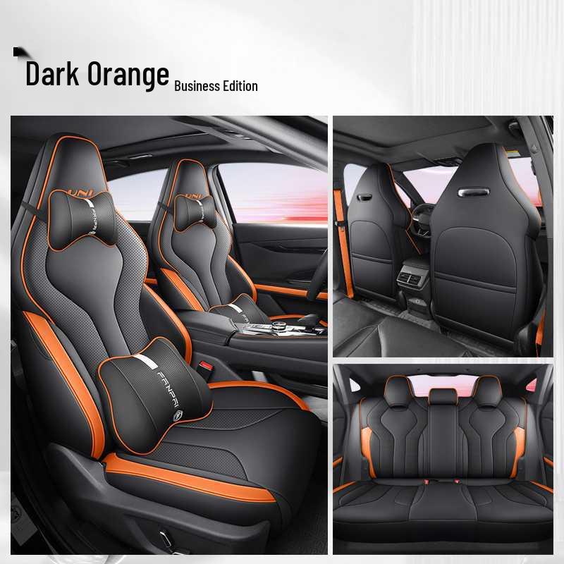 Breathable Perforated Seat Covers for 2023-2025 Changan Uni-V, All-Season Universal Fit.
