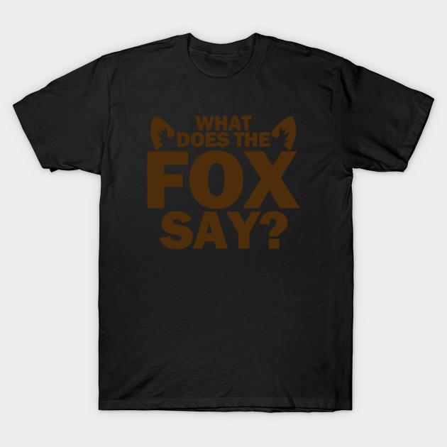 Unisex Fashion TShirt What Does The Fox Say Print TShirt Plus Size S-5XL T-Shirt 100%Cotton Tops O Neck Short Sleeve Tees