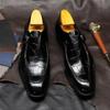 High Quality Mens Business Dress Leather Shoes British Style Retro Carved Oxford Shoes Banquet And Wedding Shoe Large Size 38-48
