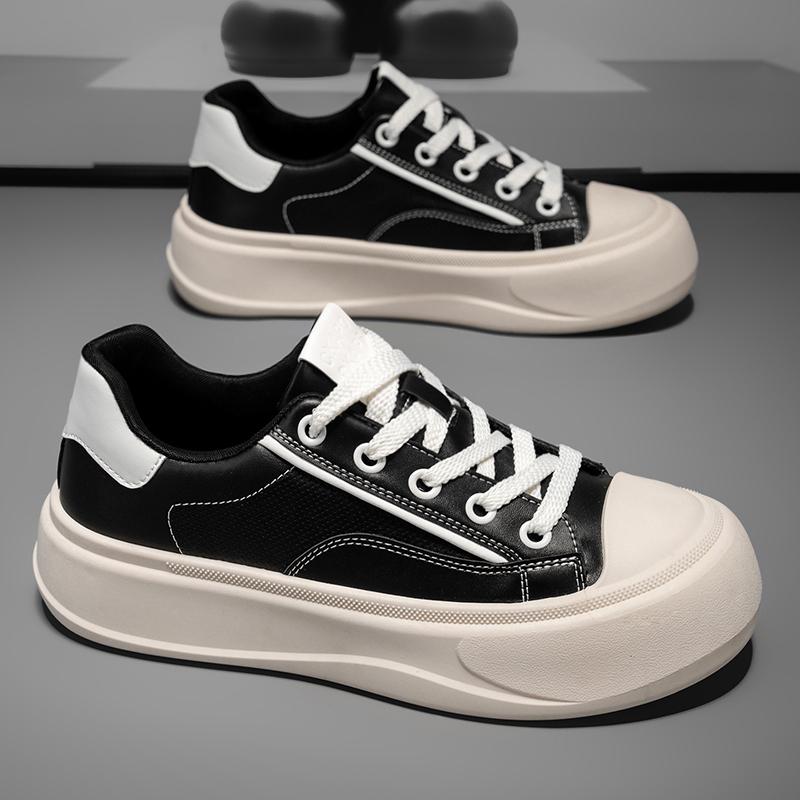 Thick Soled Board Shoes Men's 2026 Summer New Men's Sports Shoes Breathable, Versatile, Lightweight and Casual Trendy Shoes