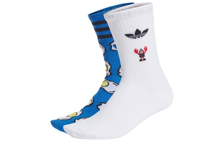 Adidas Originals Crew Socks Unisex 2 Pack HF6952 S