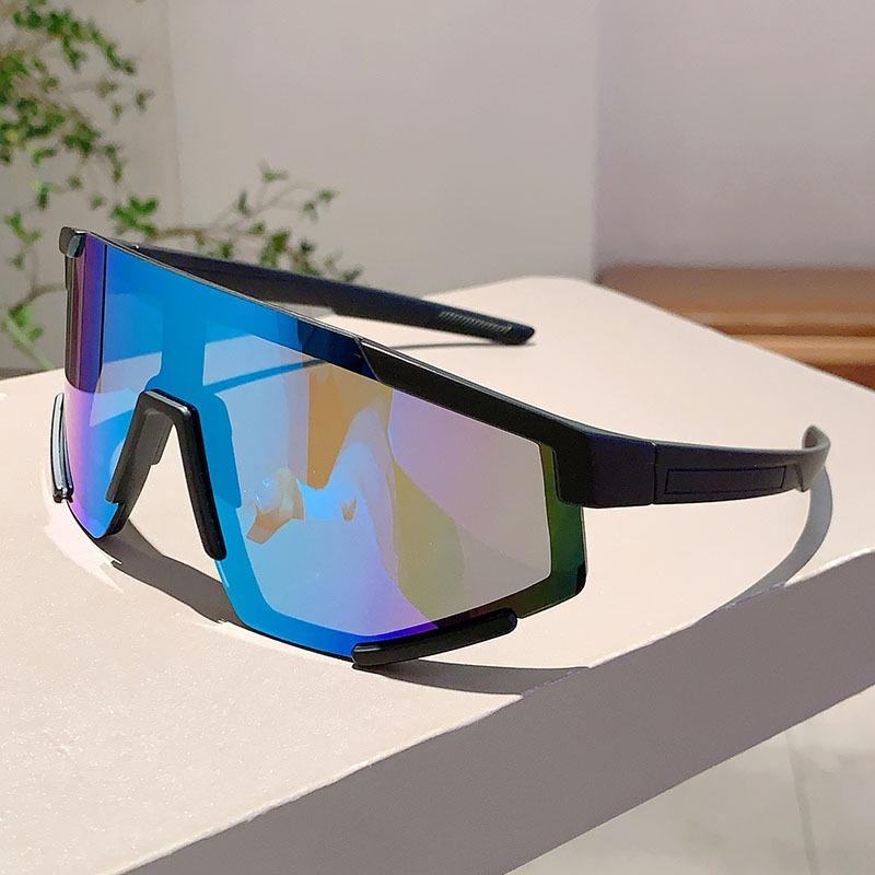 Men's Brand Mirror Goggle Outdoor Sports Black Sunglasses Women Oversize Decor Trends Sun Glasses for Driving Cycling