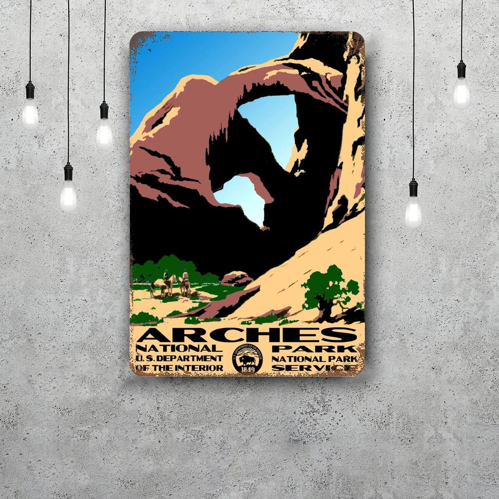 Congaree Nationalpark Deko-Poster Vintage Blechschild Metallschild Dekorative Plakette für Pub Bar Männerhöhle Club Wanddekoration
