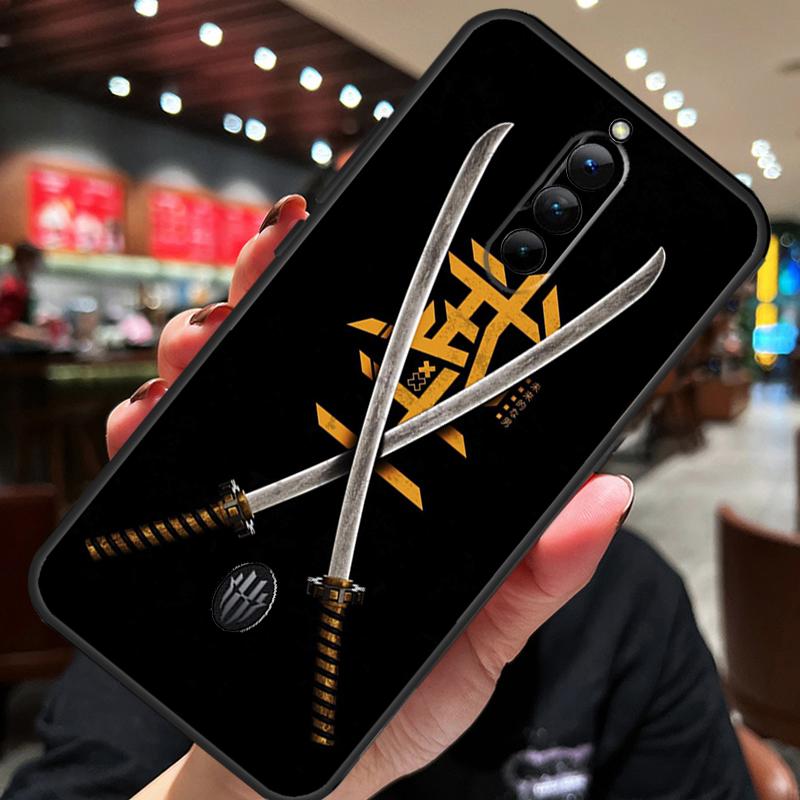 Japan Samurai Katana Case For ZTE Nubia Red Magic 8S 9S 10S 8 9 10 Pro Plus 6S 7S 6 7 Pro 5G 6R 11 Pro Plus Cover
