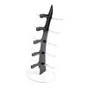 5 Pairs Plastic Eyeglasses Shelf Sun Glasses Display Stand Rack Storage Holder Black