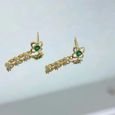 French Retro Small Chain Earrings In Summer Temperament Versatile Exquisite Earrings Light Luxury High-end