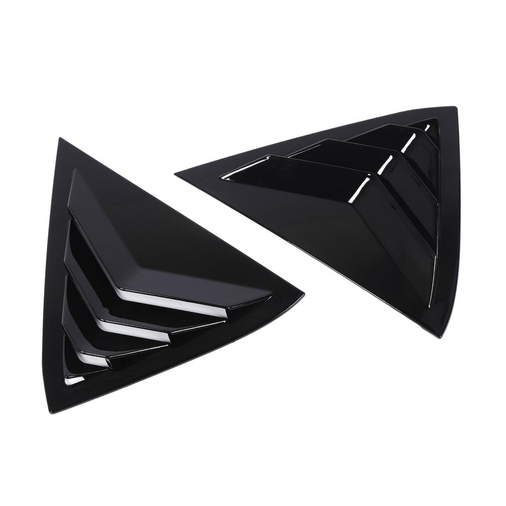 1 P  Rear Side Window Louver Privacy   Reduce Temperature Window Louver   Vent Scoop Shade Cover Blind for   MK7 7.5 2008 to 2017