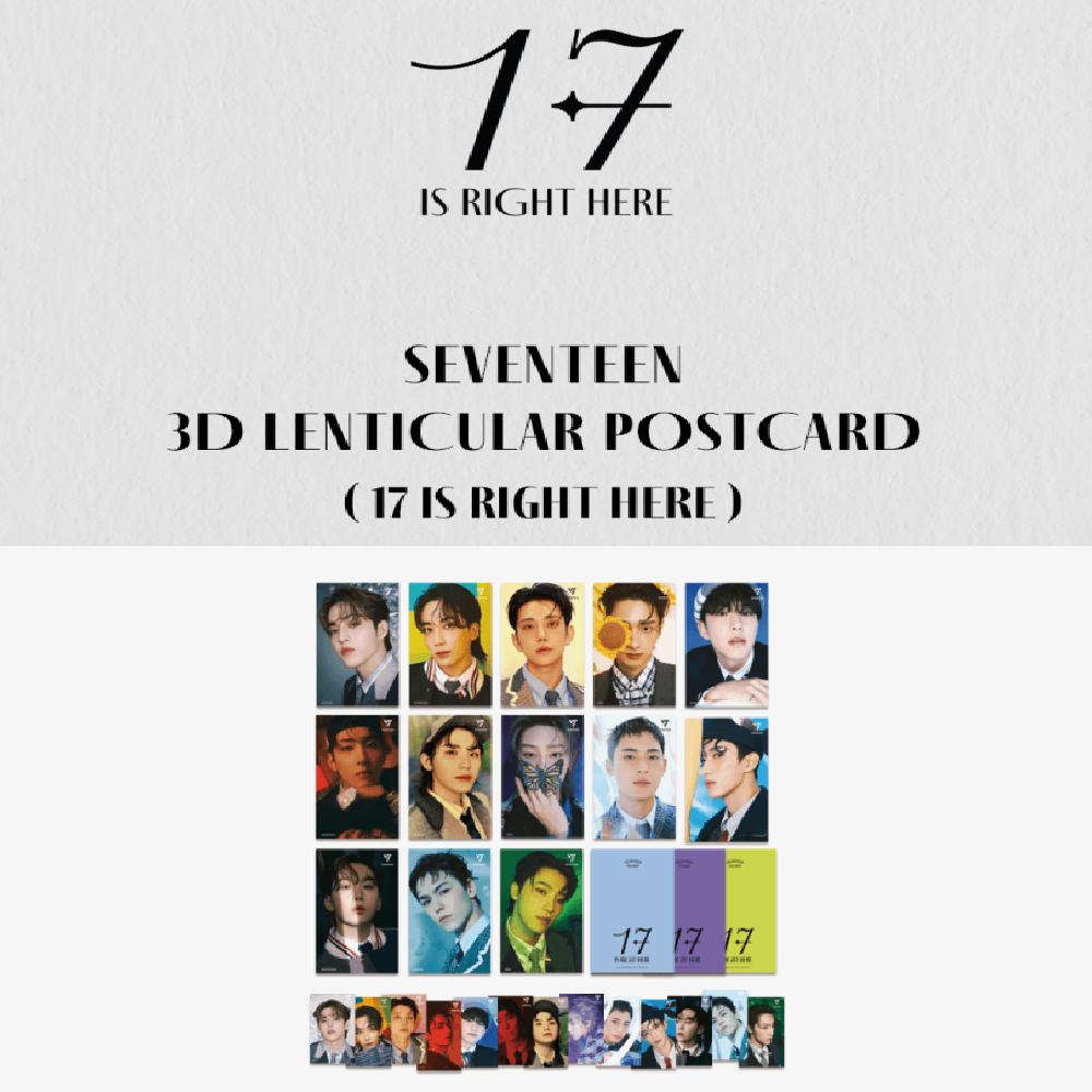

Предзаказ SEVENTEEN 17 IS RIGHT HERE Двояковыпуклая открытка