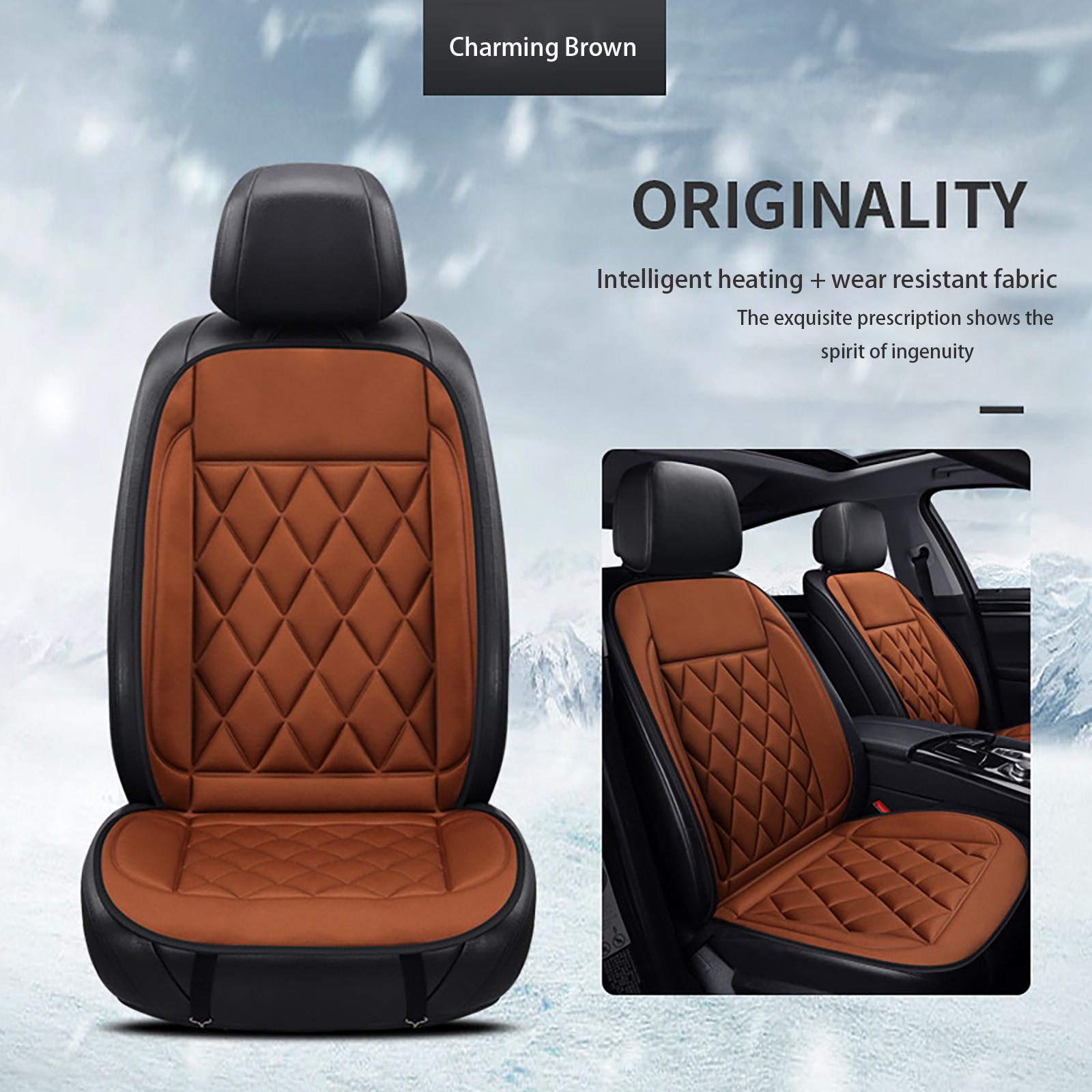 

Подушка с подогревом для автомобиля - Зимняя автомобильная электрическая подушка с подогревом Автомобиль 12В Автомобиль коричневый