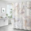 Marmergolf Douchegordijnen Abstract Gestreept Waterdichte Badgordijnen Voor Badkamer Huisdecoratie Moderne Luxe Badkamer Gordijn