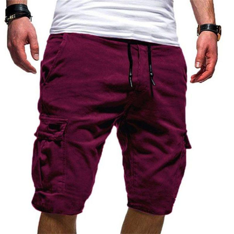 Mens Cargo Shorts Pants Summer Casual Jogger Sport Army Combat Training Trousers