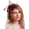 Hair Clip Flowers For Women Fascinators For Women High Tea Party Hats Cocktail Wedding Headware Bridal Headpiece