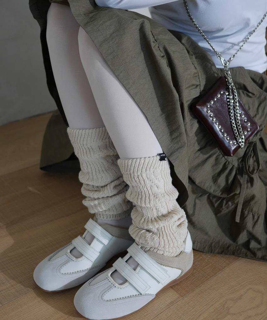 Khiho Twin Velcro Mary Jane Sneakers / 3 Colors