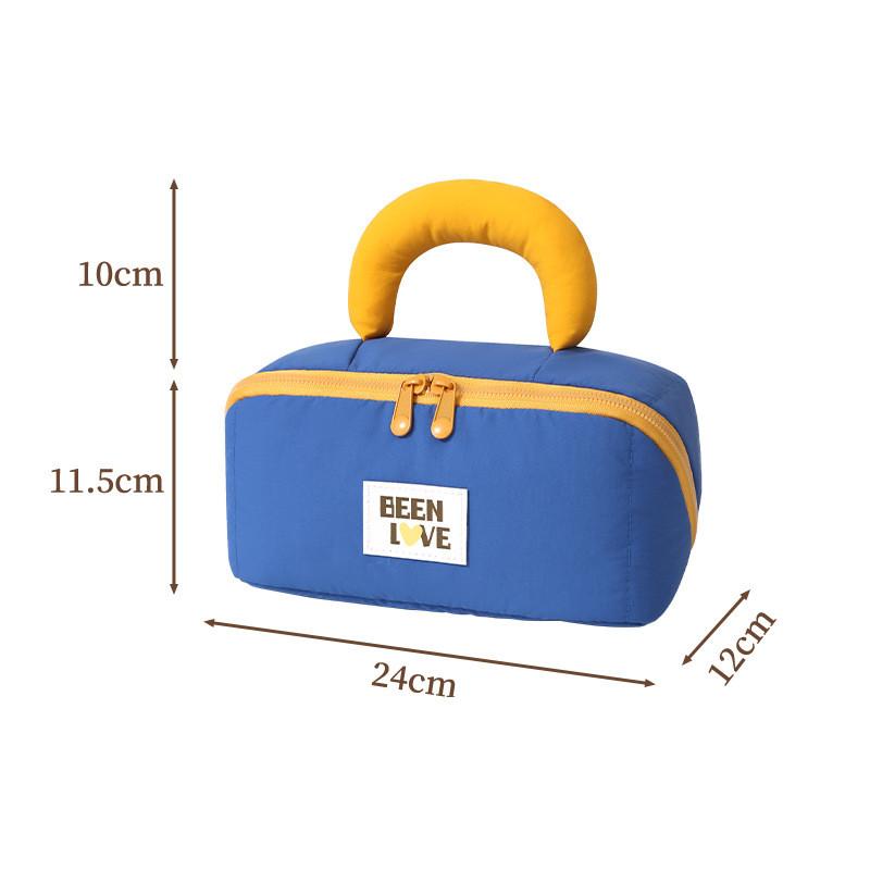 Large Capacity Nylon Organizer With Waterproof Design For Beauty And Travel Use